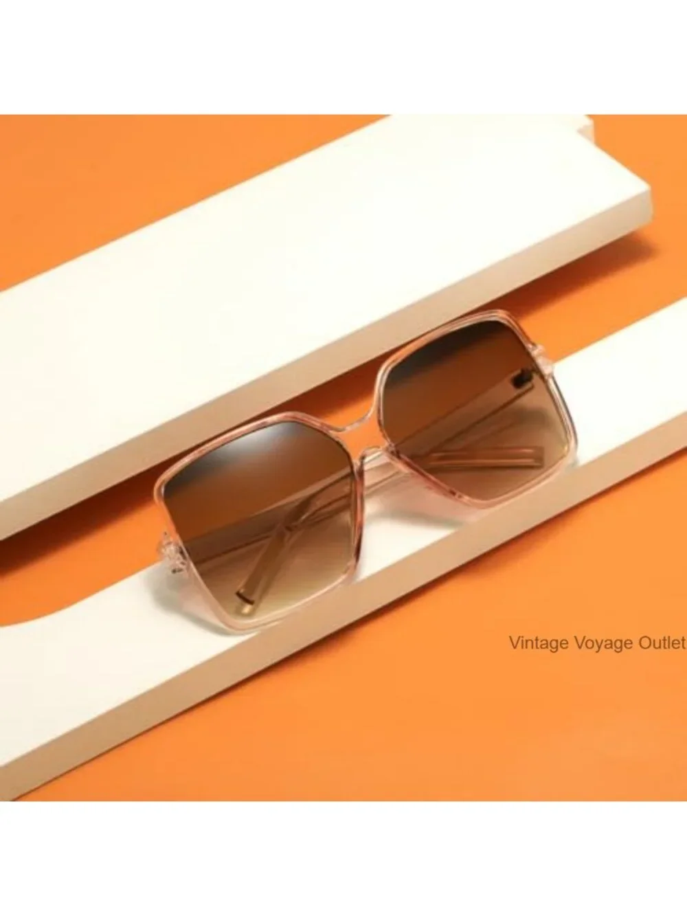 Oversized Square Sunglasses for Women 100% UV Protection Lightweight